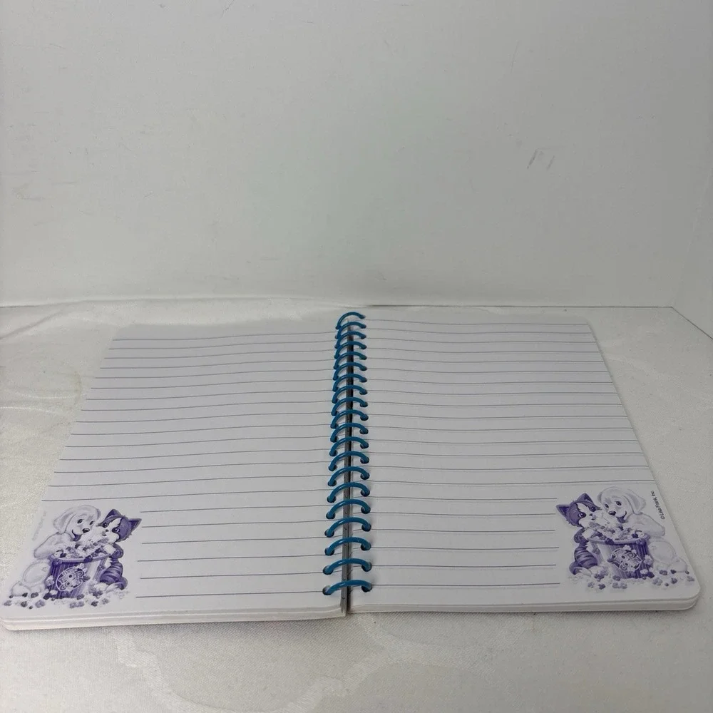 Lisa Frank Rainbow Matinee Cat Dog Movie Candy Popcorn Phat Pad Notebook